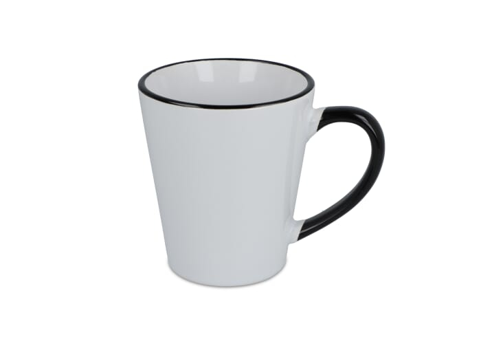 Mug 300ml promotionnel Melbourne Blanc / Noir